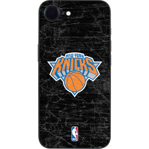 NBA New York Knicks Black Secondary Logo iPhone 16e Skin