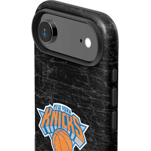 NBA New York Knicks Black Secondary Logo iPhone 17 Air Impact Case