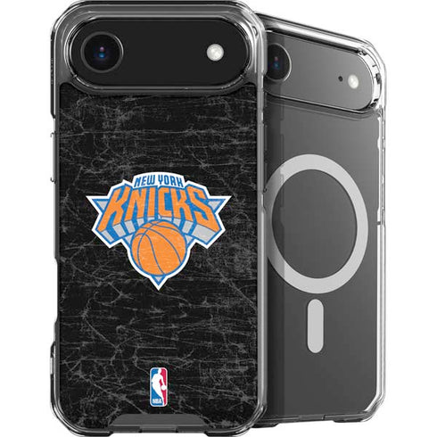 NBA New York Knicks Black Secondary Logo iPhone 17 Air MagSafe Case