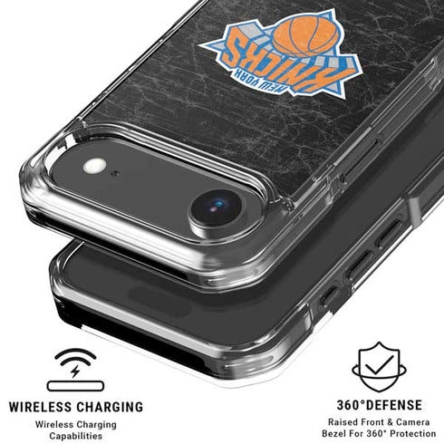 NBA New York Knicks Black Secondary Logo iPhone 17 Air MagSafe Case