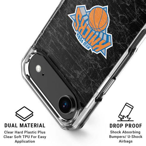 NBA New York Knicks Black Secondary Logo iPhone 17 Air MagSafe Case