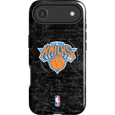 NBA New York Knicks Black Secondary Logo iPhone 17 Air Magsafe Impact Case