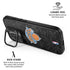 NBA New York Knicks Black Secondary Logo iPhone 17 Kickstand Case