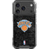 NBA New York Knicks Black Secondary Logo iPhone 17 Pro Clear Case