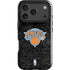 NBA New York Knicks Black Secondary Logo iPhone 17 Pro Impact Case