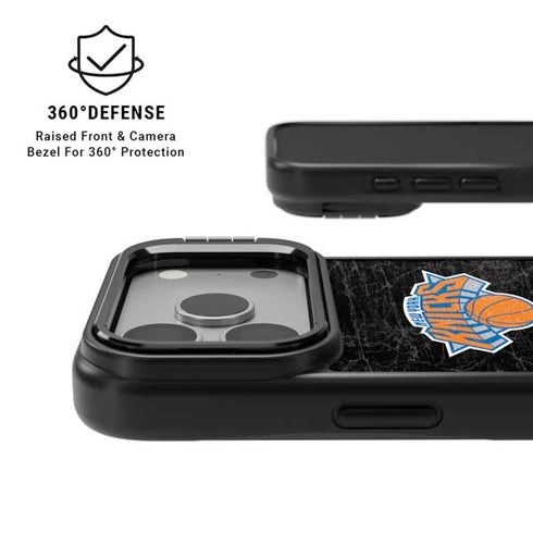 NBA New York Knicks Black Secondary Logo iPhone 17 Pro Kickstand Case