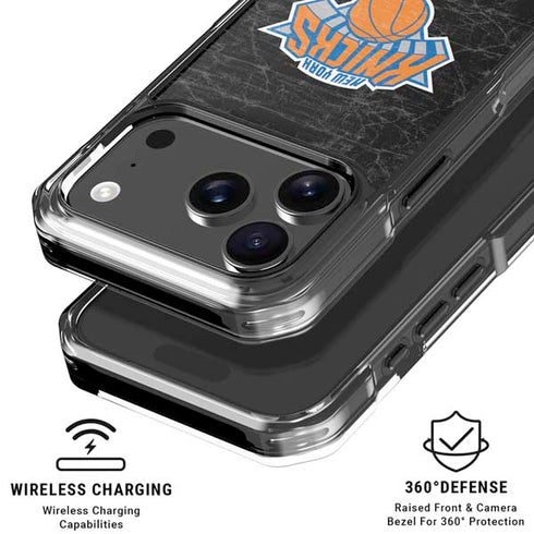 NBA New York Knicks Black Secondary Logo iPhone 17 Pro MagSafe Case