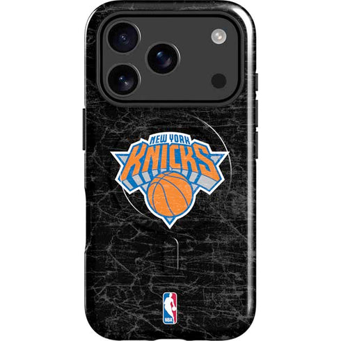 NBA New York Knicks Black Secondary Logo iPhone 17 Pro Magsafe Impact Case