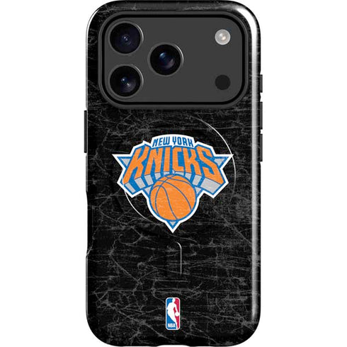 NBA New York Knicks Black Secondary Logo iPhone 17 Pro Max Magsafe Impact Case