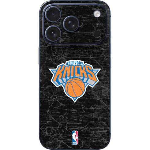 NBA New York Knicks Black Secondary Logo iPhone 17 Pro Max Skin