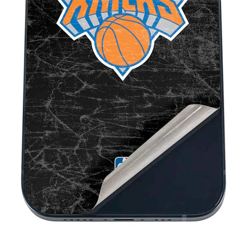 NBA New York Knicks Black Secondary Logo iPhone 17 Pro Max Skin