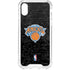 NBA New York Knicks Black Secondary Logo iPhone XS Clear Case