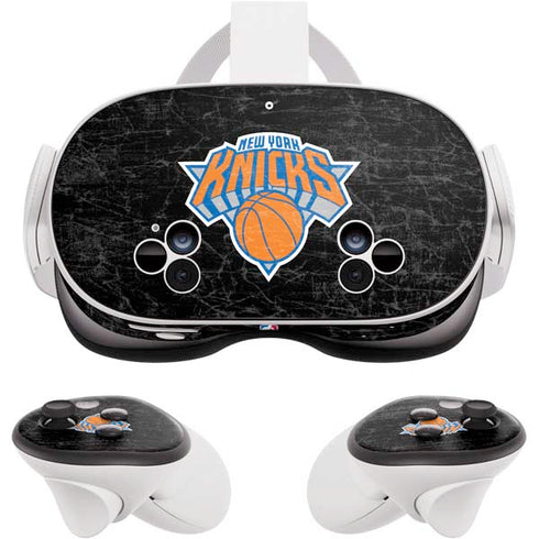 NBA New York Knicks Black Secondary Logo Meta Quest 3S Skin
