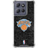 NBA New York Knicks Black Secondary Logo Moto G Power 5G (2025) Clear Case