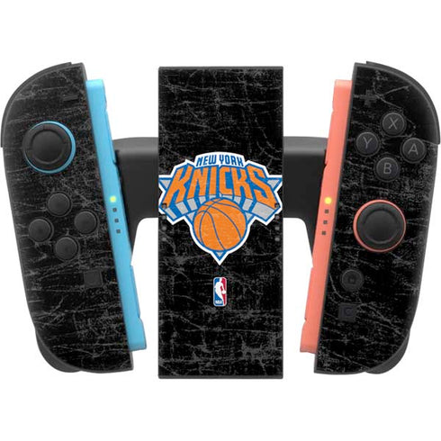 NBA New York Knicks Black Secondary Logo Nintendo Switch 2 (2025) Joy-Con Controller Skin