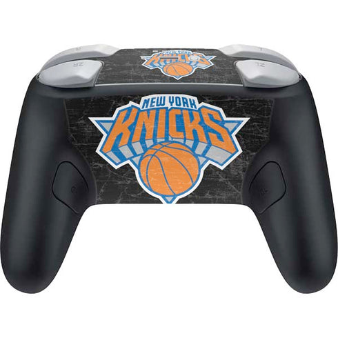 NBA New York Knicks Black Secondary Logo Nintendo Switch 2 (2025) Pro Controller Skin