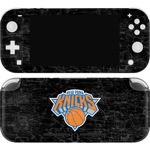 NBA New York Knicks Black Secondary Logo Nintendo Skins
