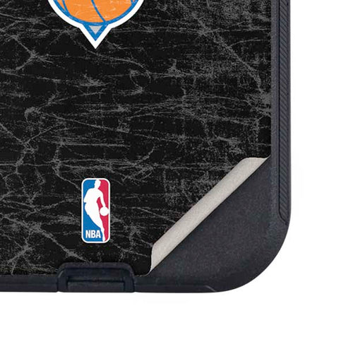 NBA New York Knicks Black Secondary Logo Otterbox Defender iPhone Skin