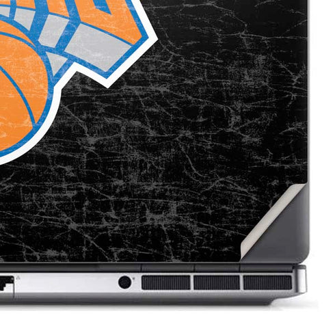 NBA New York Knicks Black Secondary Logo Dell Precision Skin