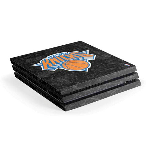 NBA New York Knicks Black Secondary Logo PlayStation PS4 Skins