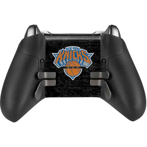 NBA New York Knicks Black Secondary Logo Xbox Elite Wireless Controller Series 2 Skin