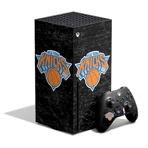 NBA New York Knicks Black Secondary Logo Xbox Series X Skins