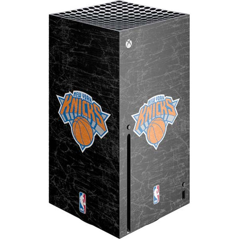 NBA New York Knicks Black Secondary Logo Xbox Series X Skins