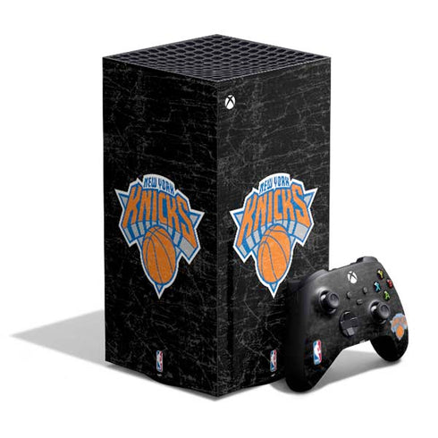 NBA New York Knicks Black Secondary Logo XBox Series X Digital Edition Bundle Skin