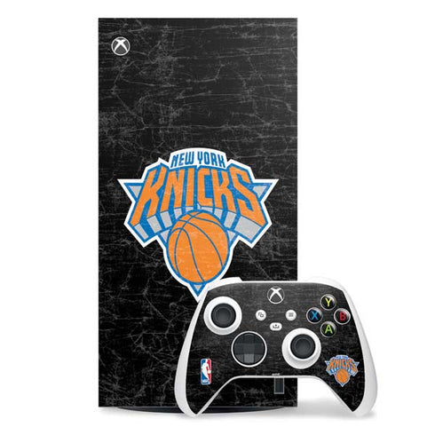 NBA New York Knicks Black Secondary Logo Xbox Series X Skins