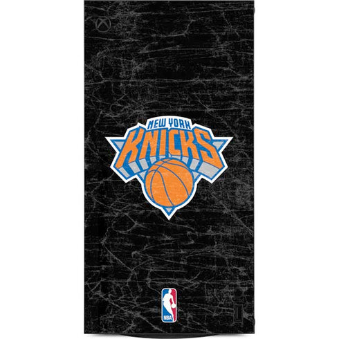 NBA New York Knicks Black Secondary Logo XBox Series X Digital Edition Console Skin
