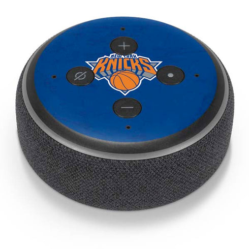 NBA New York Knicks Distressed Amazon Echo Dot Skin