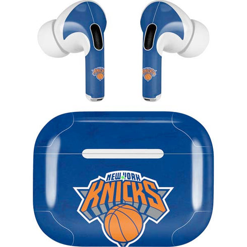 NBA New York Knicks Distressed Apple AirPods Pro Skin
