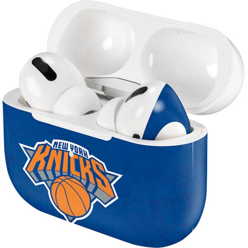 NBA New York Knicks Distressed Apple AirPods Pro Skin
