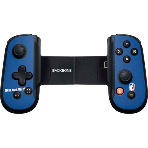NBA New York Knicks Distressed Backbone One for iPhone Game Controller Skin