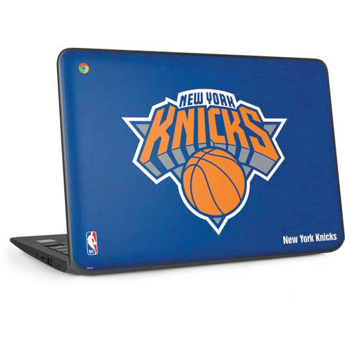 NBA New York Knicks Distressed HP Chromebook Skin