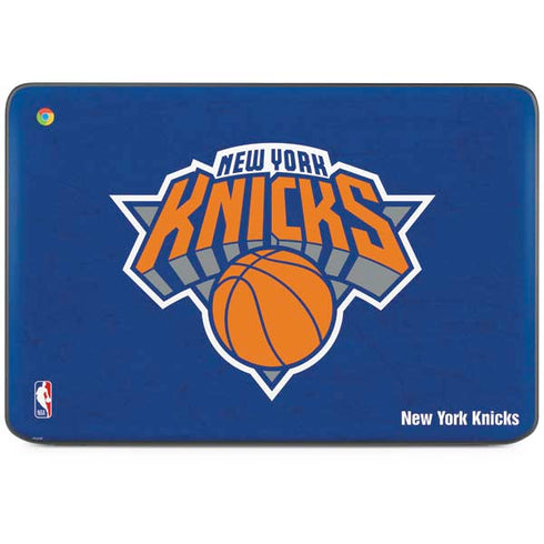 NBA New York Knicks Distressed HP Chromebook Skin