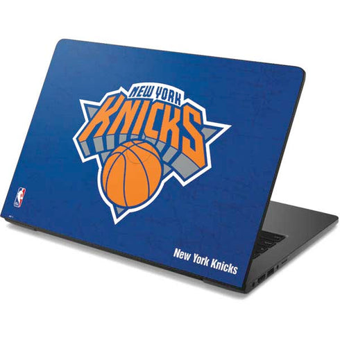 NBA New York Knicks Distressed Dell Chromebook Skin