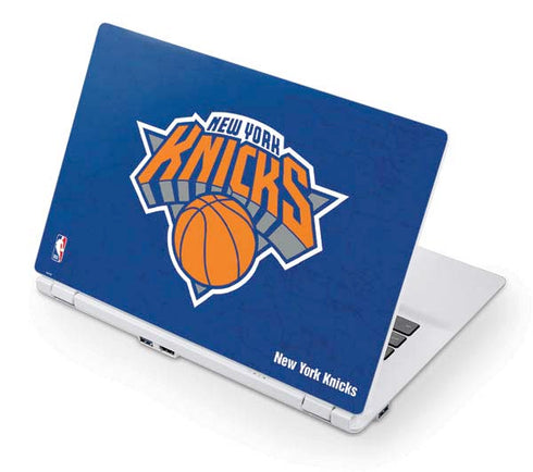 NBA New York Knicks Distressed Acer Chromebook Skin
