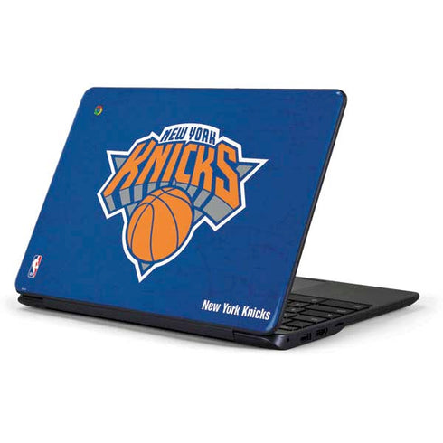 NBA New York Knicks Distressed Samsung Chromebook Skin