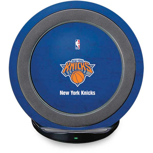 NBA New York Knicks Distressed Fast Charge Wireless Charging Stand Skin