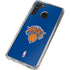 NBA New York Knicks Distressed Galaxy A21 Clear Case