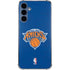 NBA New York Knicks Distressed Galaxy A35 5G Clear Case