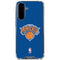 NBA New York Knicks Distressed Galaxy A36 5G Clear Case