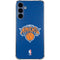 NBA New York Knicks Distressed Galaxy A55 5G Clear Case