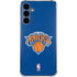 NBA New York Knicks Distressed Galaxy A55 5G Clear Case