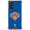 NBA New York Knicks Distressed Galaxy A72 5G Clear Case