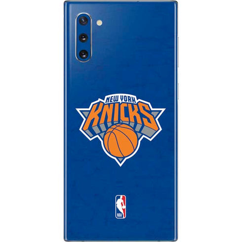 NBA New York Knicks Distressed Galaxy Note 10 Skin