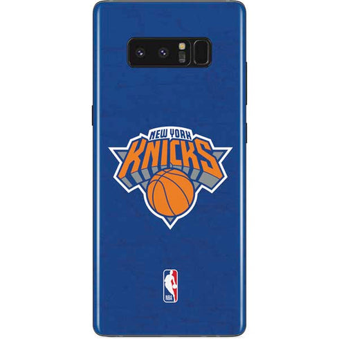NBA New York Knicks Distressed Galaxy Note 8 Skin