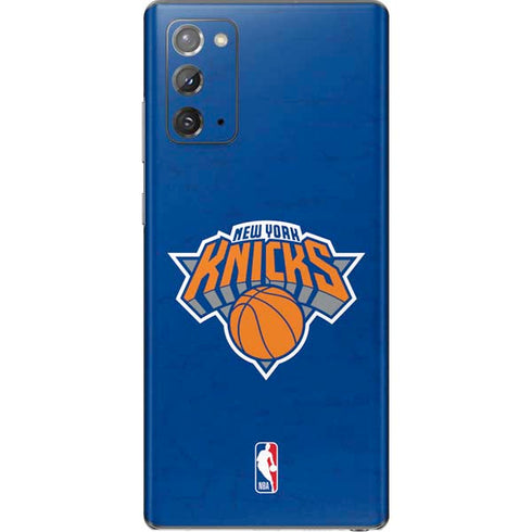 NBA New York Knicks Distressed Galaxy Note20 5G Skin