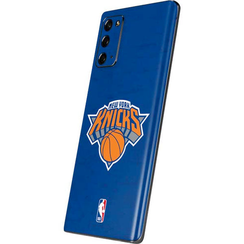 NBA New York Knicks Distressed Galaxy Note20 5G Skin